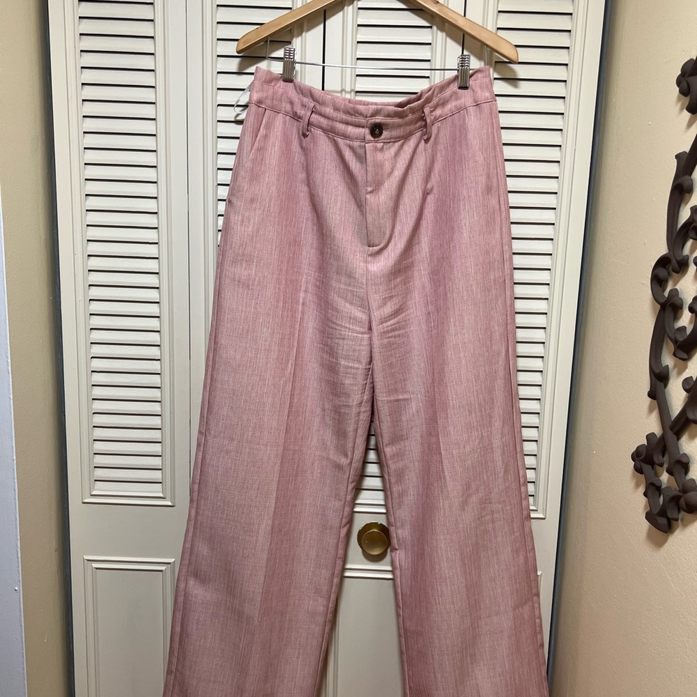 Lulu's Pink Wide Leg Pants